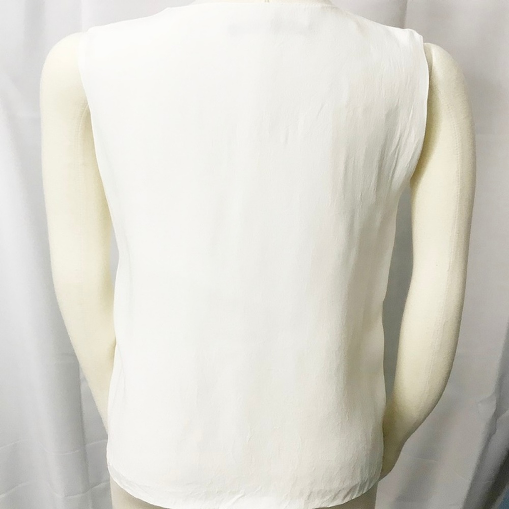 Zara Basic Collection V Neck Lined Top - image 4